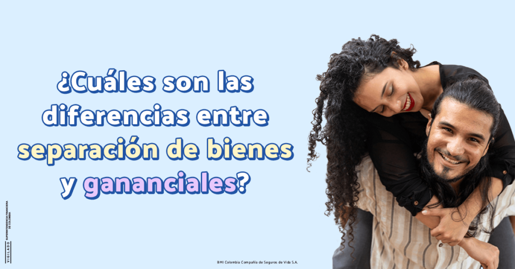 separación de bienes y gananciales